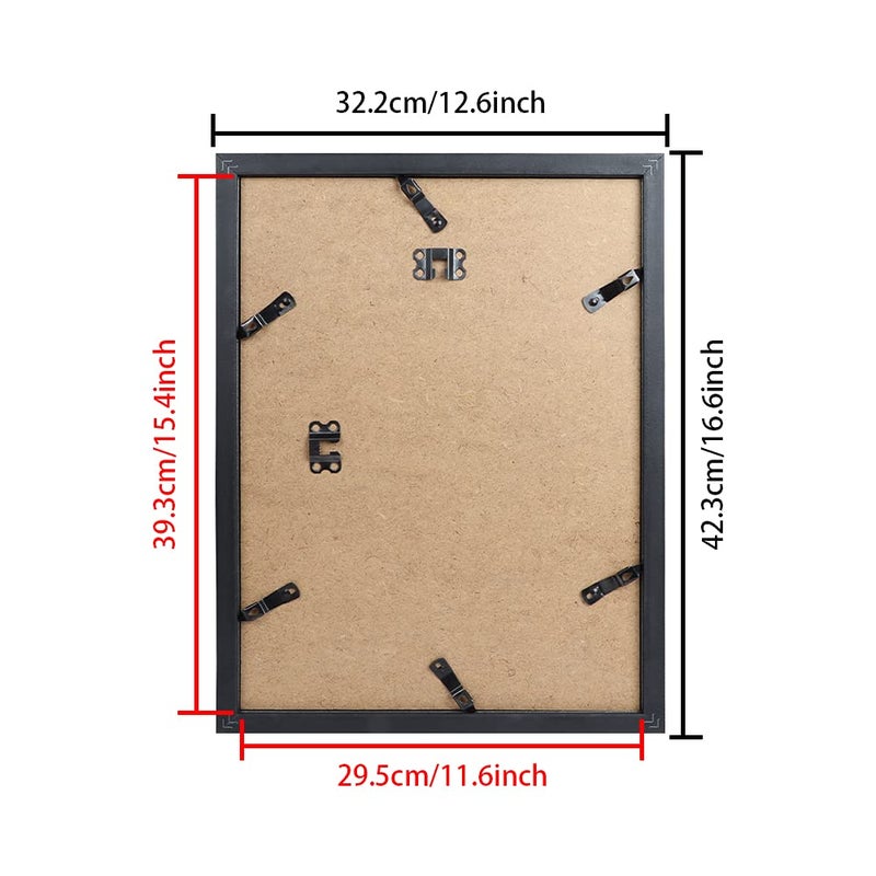 PETAFLOP 2 Pack 5x7 Picture Frames Collage 4 Openings, Photo Collage Frames for Walls White Matted with Plexiglass Covering - Image 2